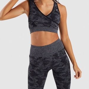 NEW gymshark black camo seamless collection